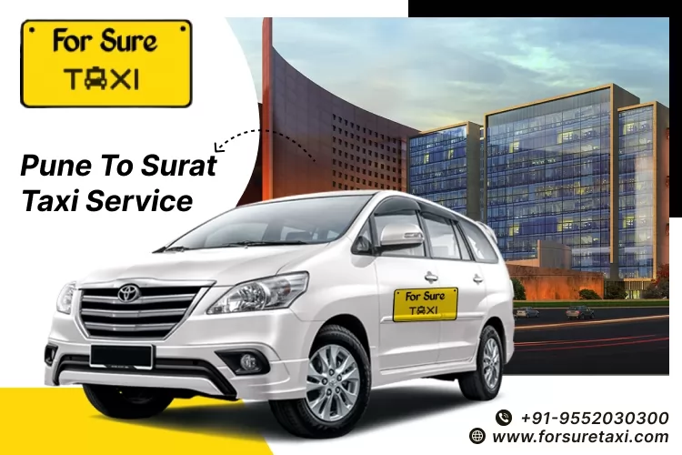 pune to surat taxi service